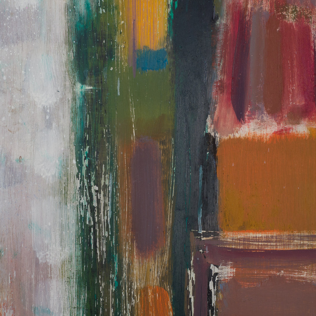 Vintage abstract schilderij – Rita Reychler (1933-2020)