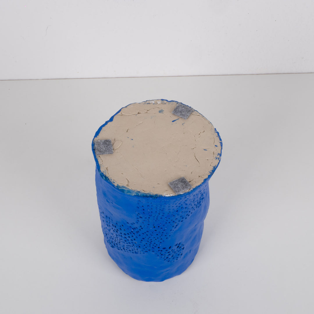 Karla Vanacker – handgemaakte koningsblauwe keramische vaas
