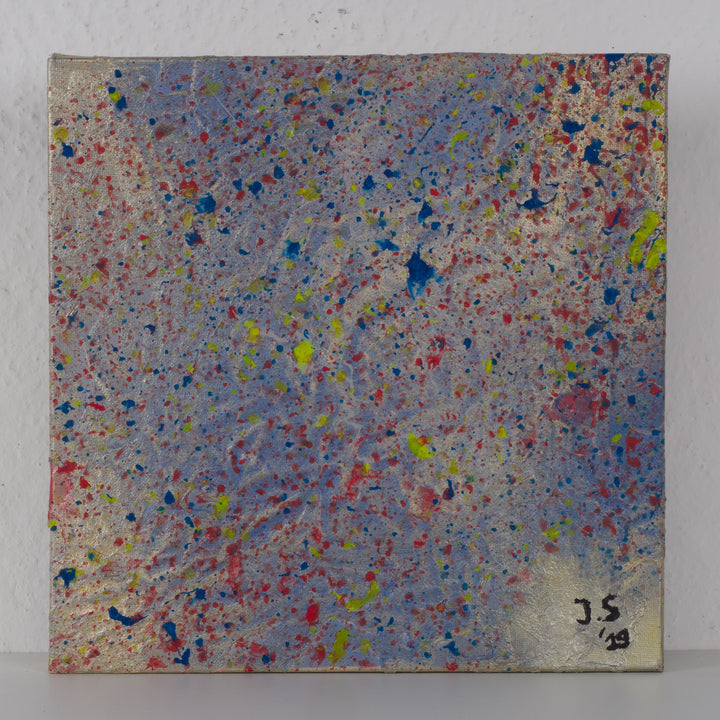 Jos Spinhoven – ‘Another Universe’ (2019) – acryl op doek – 29 x 28,5 x 3,5 cm