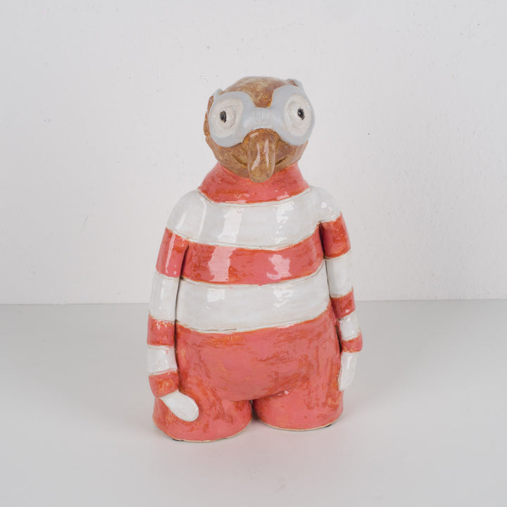 Ludiek keramisch beeld “De Duiker” – Patrick Benoot – 31 cm hoog