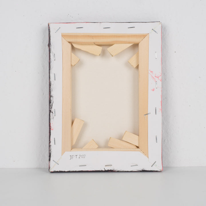 Schilderij 'Witte Bloei in de Stilte' – JP Terryn (18,5 x 24 cm)