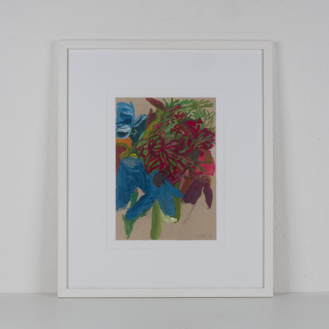 Hedendaags schilderij kleurrijk boeket – Bo Staers