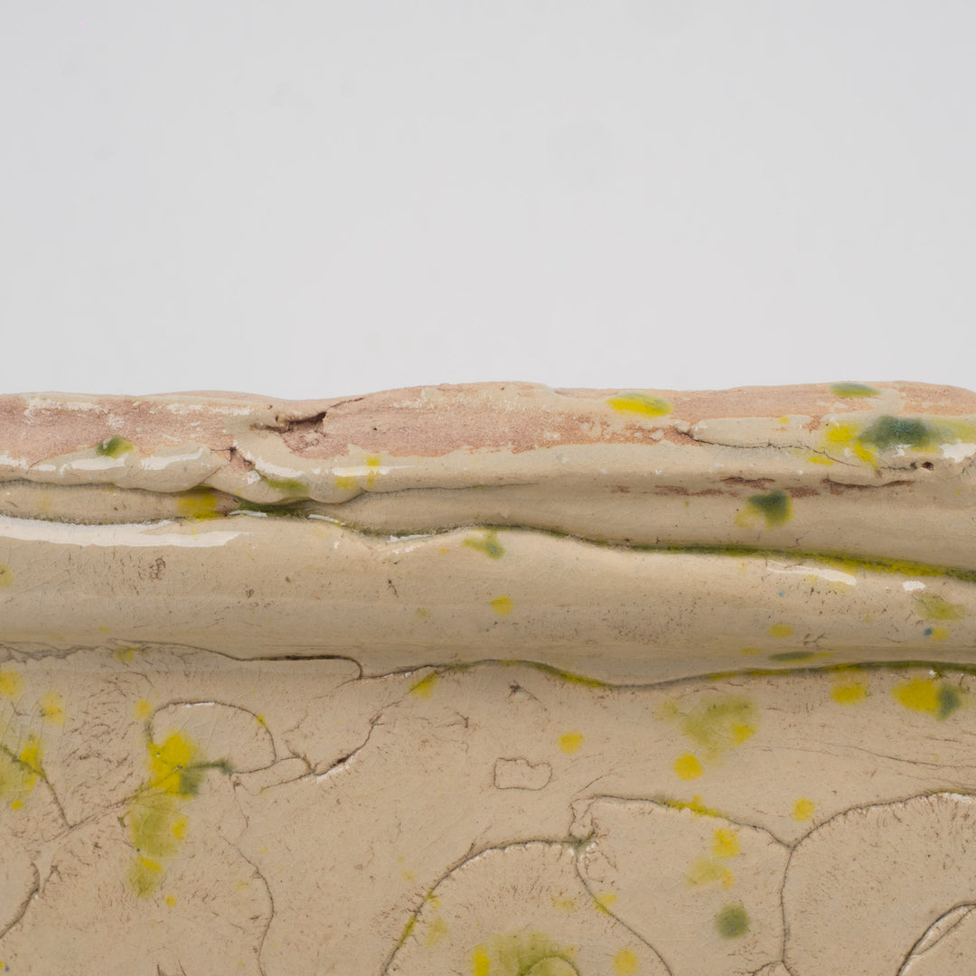 Handgemaakte keramische schaal – Kelly Blontrock /  30 x 30 x 15,5 cm