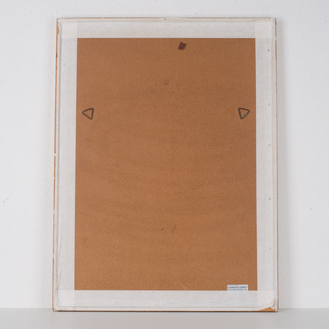 M. Gibon – Watercolor “Three People” (1970)