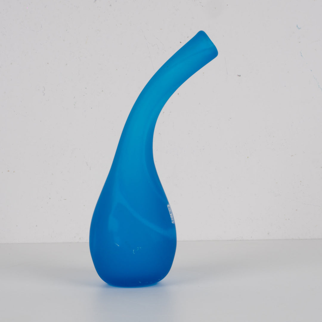 Mdina Glass – Sculptural Blue Vase
