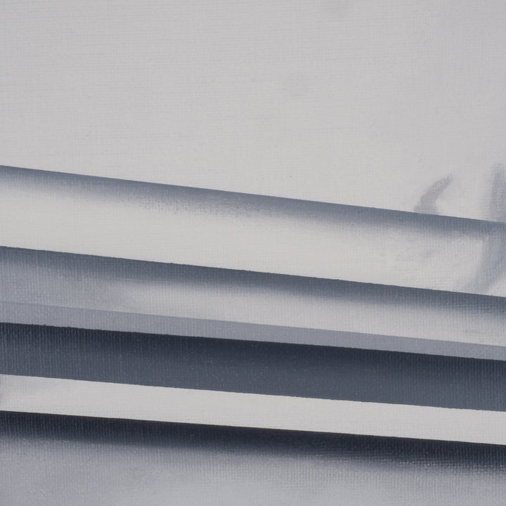 Schilderij “Architectural Silence nr. 12” – Vervagende grenzen tussen binnen en buiten | Monique Coppieters