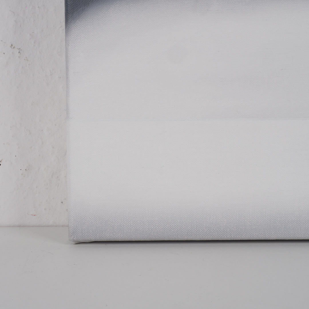 Schilderij 'Opwaartse stilte – 70,5x50,5cm - een verstilde weg naar licht en diepte' door Monique Coppieters
