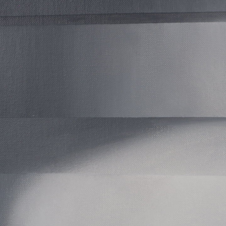 Schilderij 'Opwaartse stilte – 70,5x50,5cm - een verstilde weg naar licht en diepte' door Monique Coppieters
