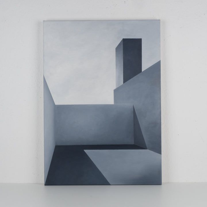 Monique Coppieters – Schilderij Architectural Silence 20 / 50,5 × 70,5 × 2,5 cm