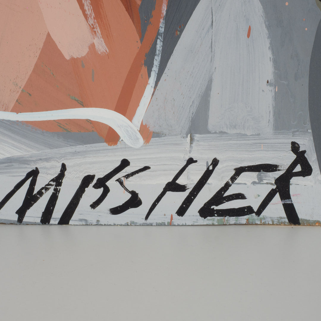 Schilderij Steve Keene – “Can’t Wait” (2017)