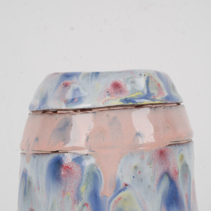 Handgemaakt keramisch object – Patrick Bennoot / 9 x 9 x 22 cm