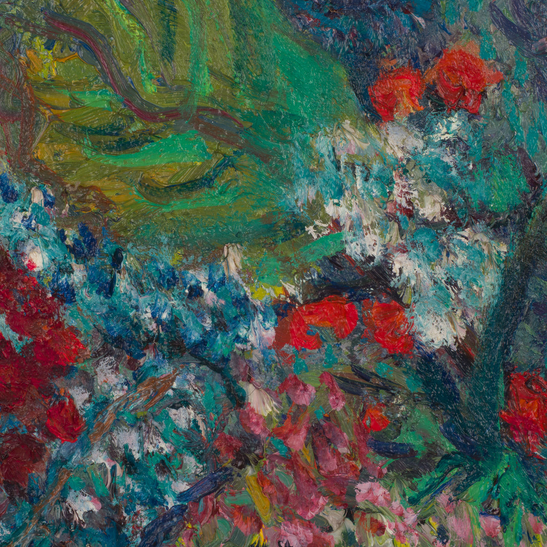 Bloemenschilderij 1959 – Gesigneerd E.E.R. – 40 x 50 x 2 cm