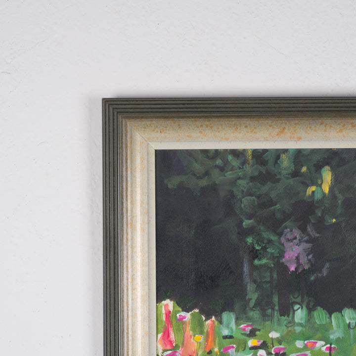 Oskar Gramann – Titled work in silvered wooden frame