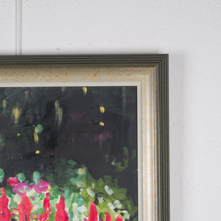 Oskar Gramann – Titled work in silvered wooden frame