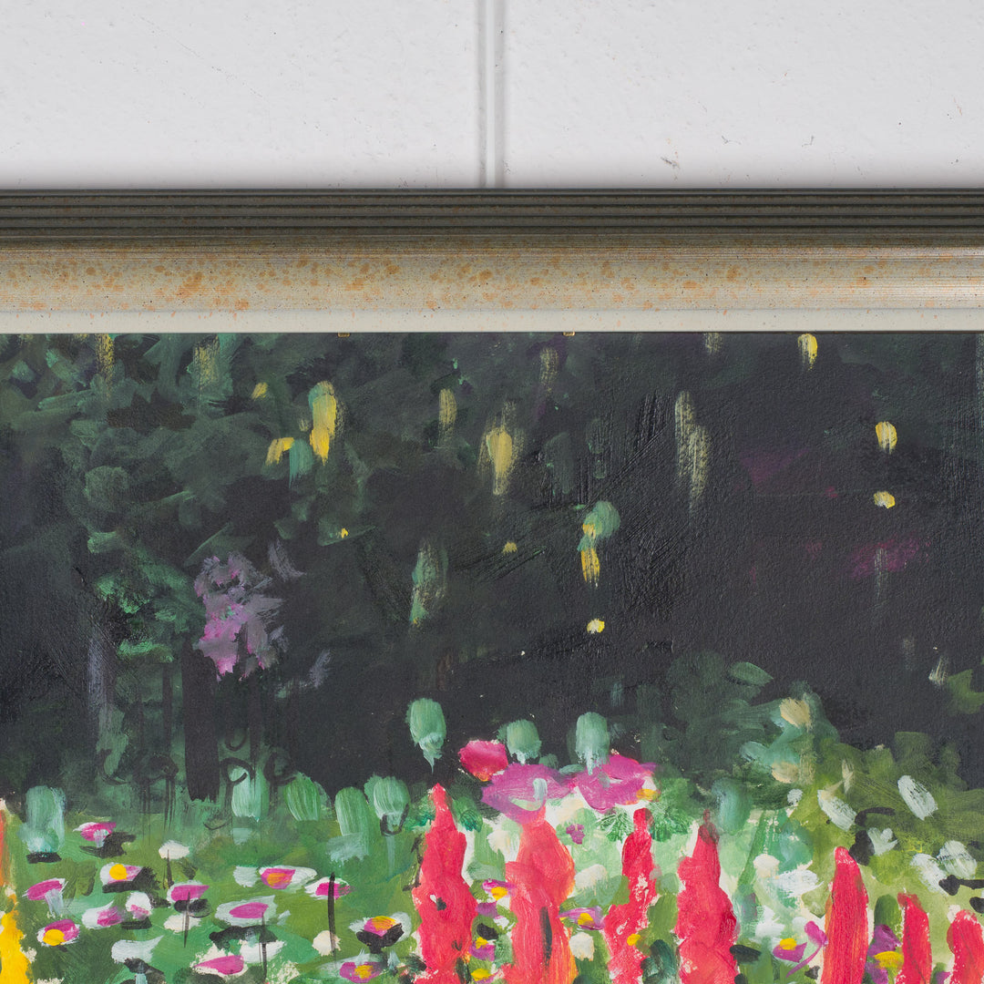 Oskar Gramann – Titled work in silvered wooden frame