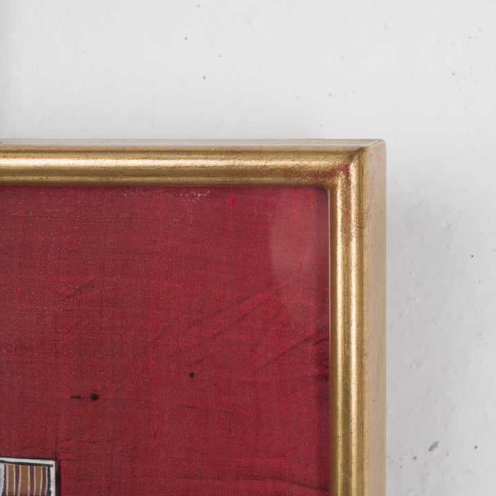 Indian White Resin Painting – Erotic Miniature Art in Mughal Style