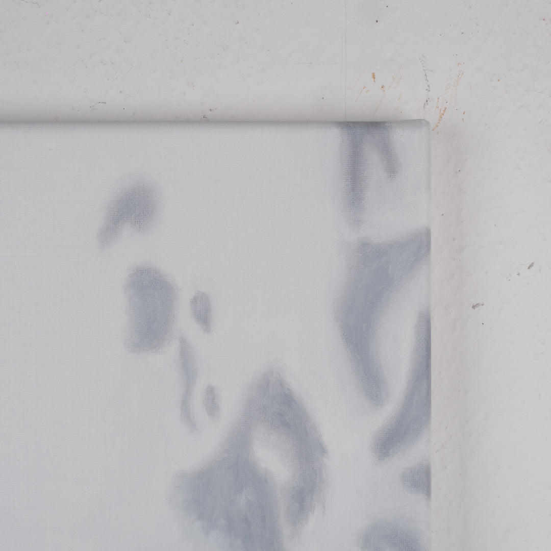 Schilderij “Architectural Silence nr. 12” – Vervagende grenzen tussen binnen en buiten | Monique Coppieters