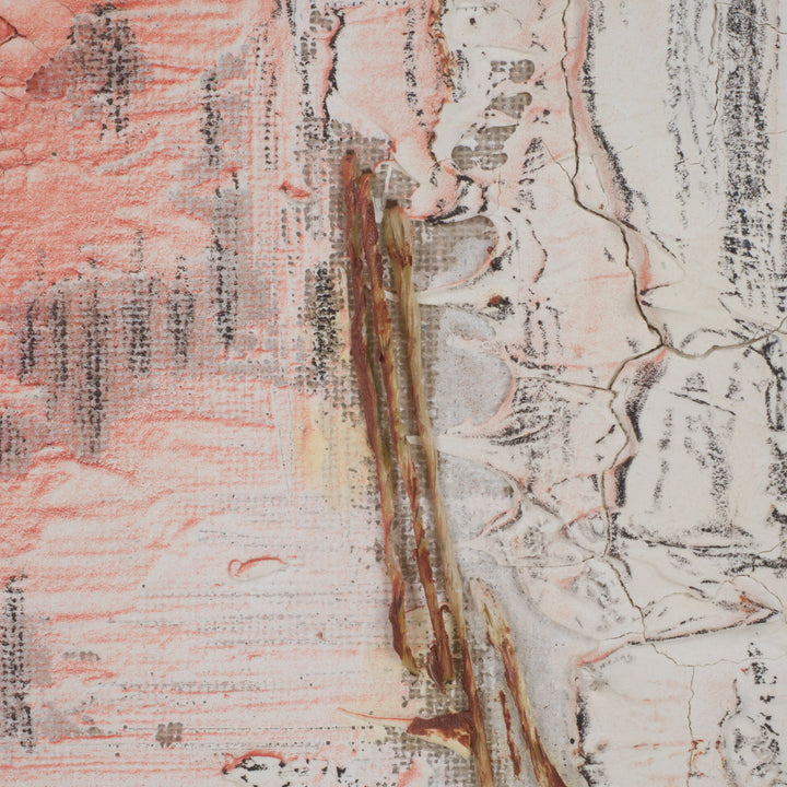 Painting structures in beige &amp; terracotta – Linda Hosten (Oostende)