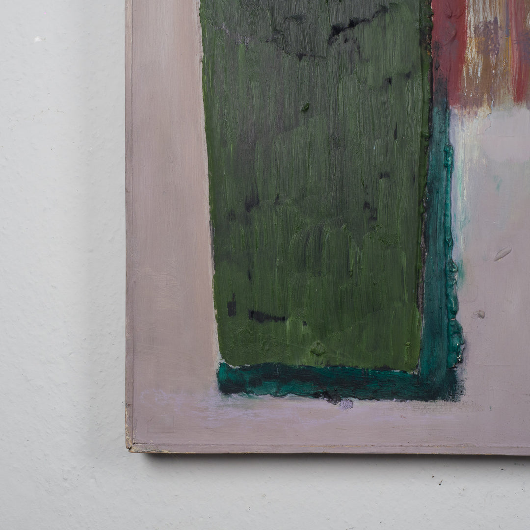 Vintage abstract schilderij – Rita Reychler (1933-2020)