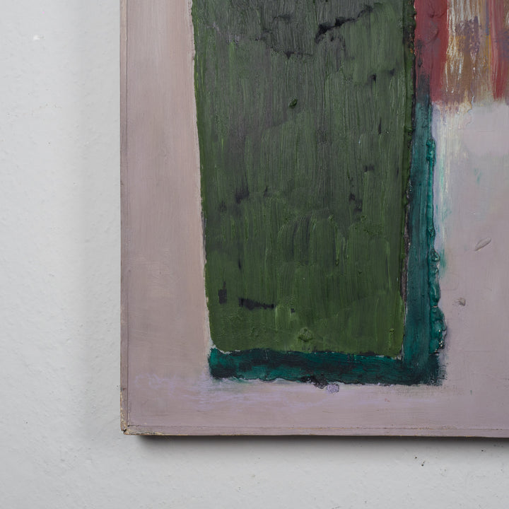 Vintage abstract schilderij – Rita Reychler (1933-2020)
