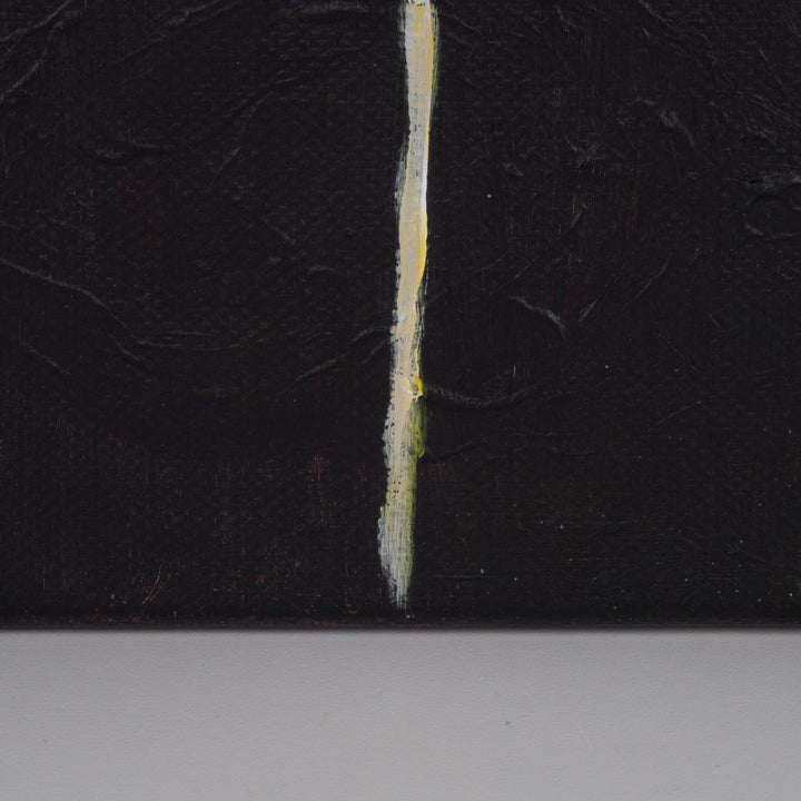 Schilderij 'Witte Bloei in de Stilte' – JP Terryn (18,5 x 24 cm)