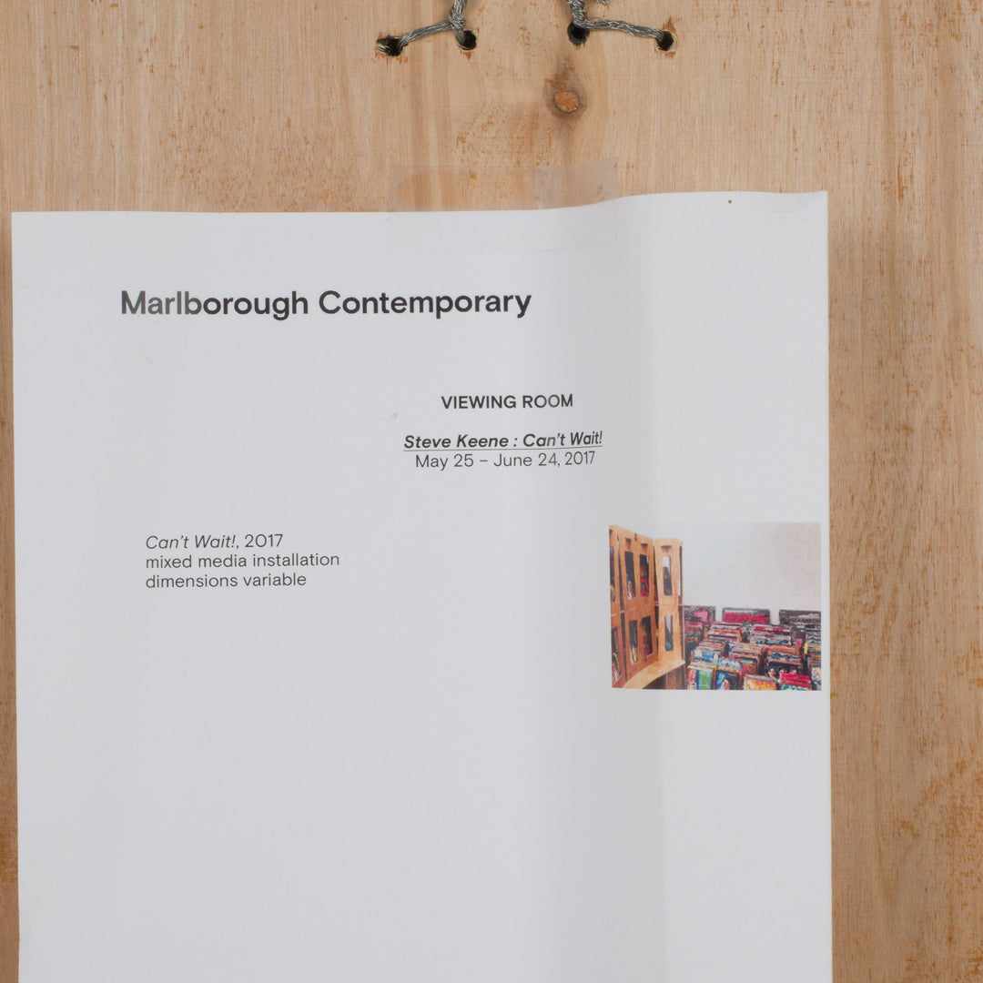 Schilderij Steve Keene – “Can’t Wait” (2017)