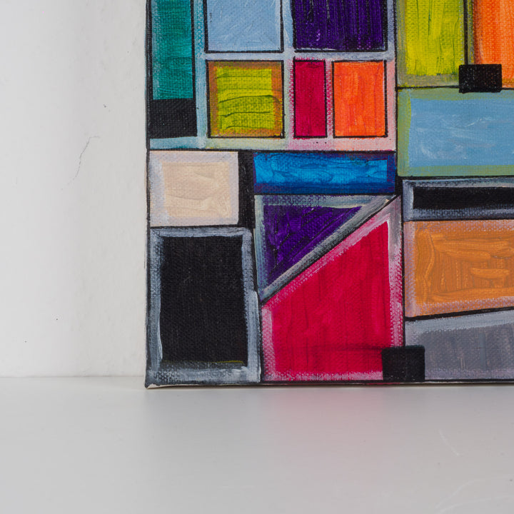 Hedendaags kleurrijk schilderij – JP Terryn | 30 × 40 cm