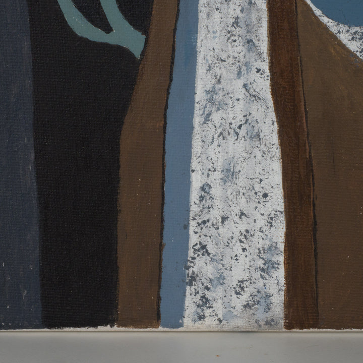 Schilderij 'Dialoog in vorm en kleur' / 40 × 50 cm
