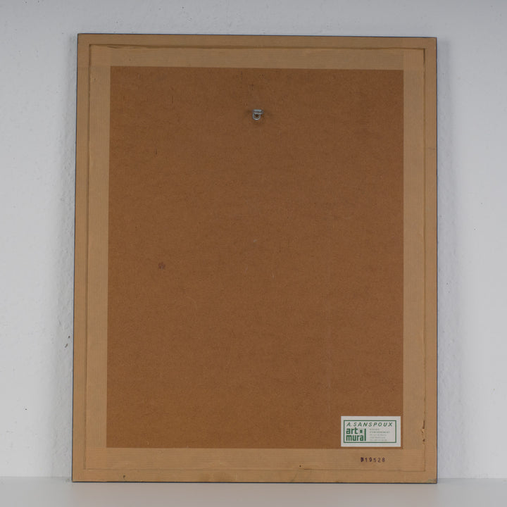 Compositie in Spanning – abstract schilderij in gemengde techniek (1991)