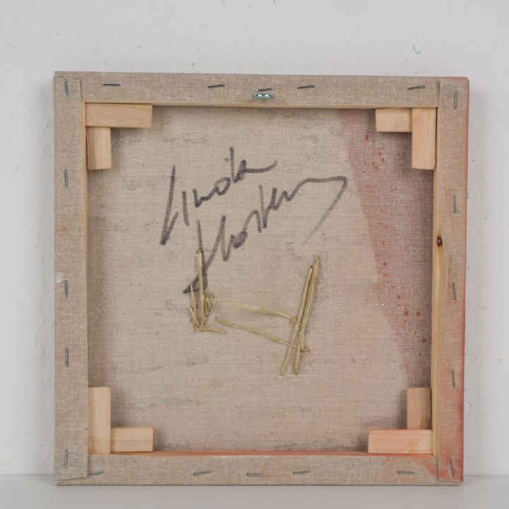 Painting structures in beige &amp; terracotta – Linda Hosten (Oostende)