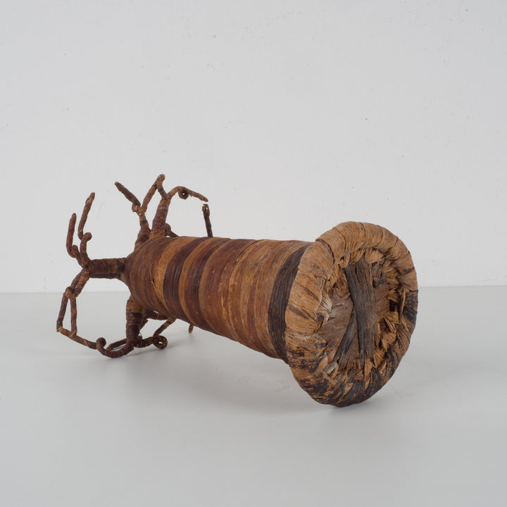 Decoratieve Baobabboom – Sculpturaal natuurobject – 18 x 18 x 27 cm