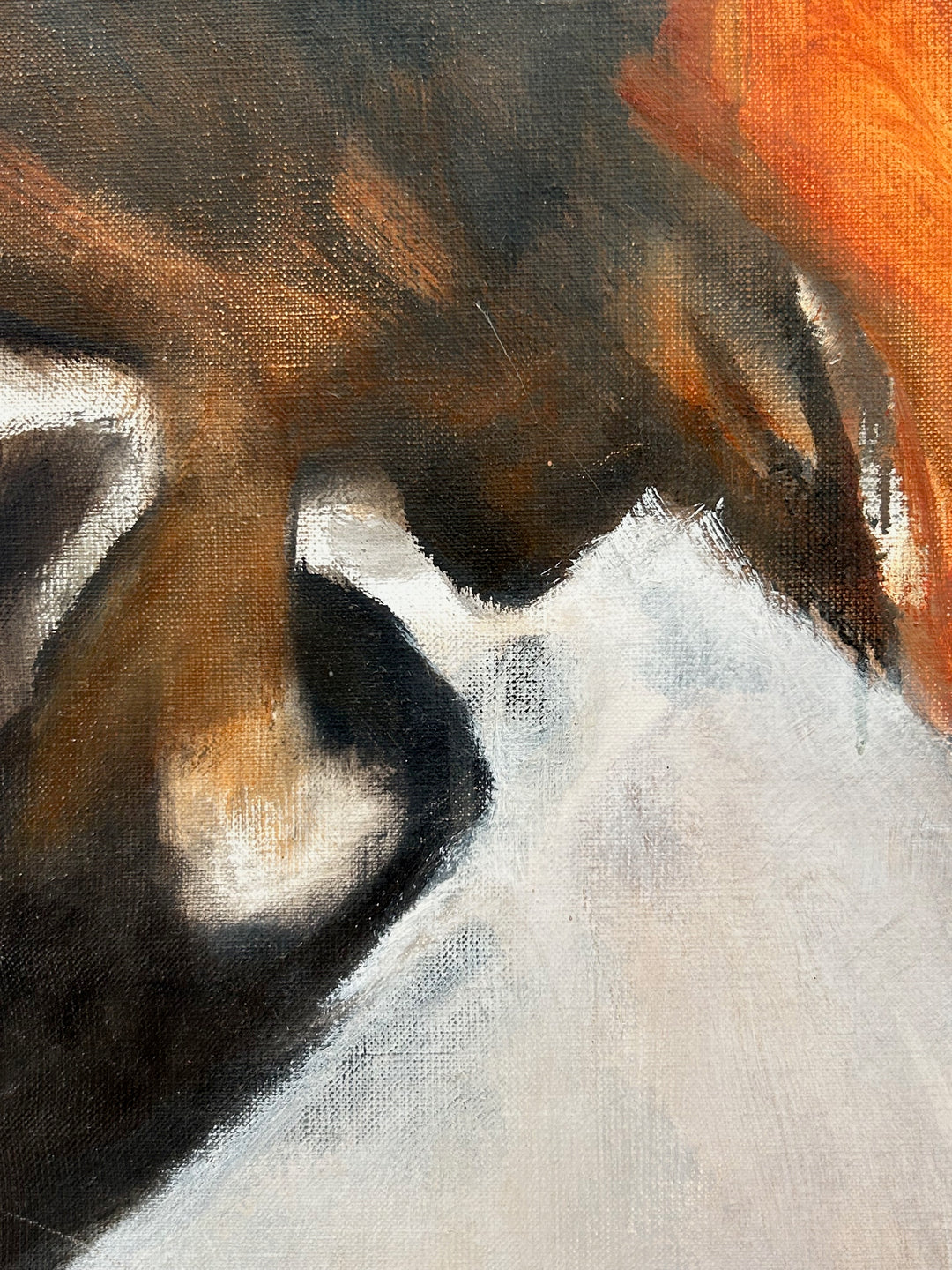 Abstract Schilderij  – Warmte, Beweging en Verstilling in Aardetinten / 60 x 60 x 2 cm