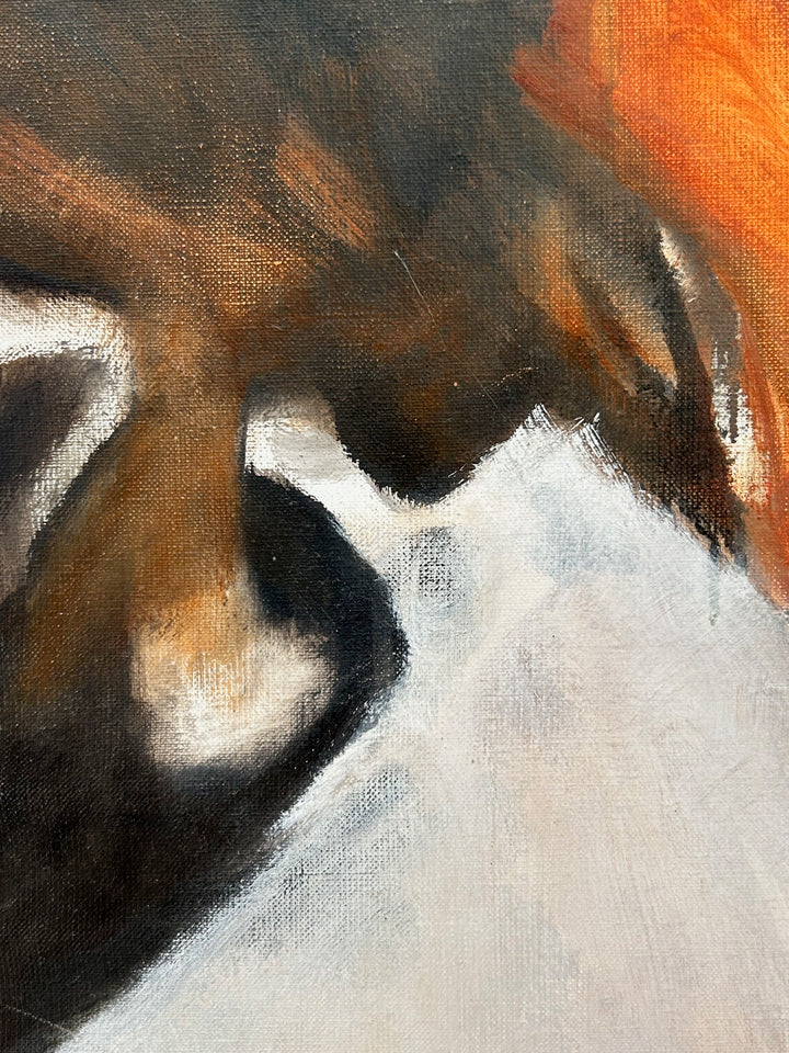 Abstract Schilderij  – Warmte, Beweging en Verstilling in Aardetinten / 60 x 60 x 2 cm