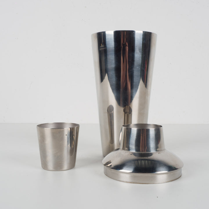 Vintage cocktailshaker in inox – tijdloze barware met karakter
