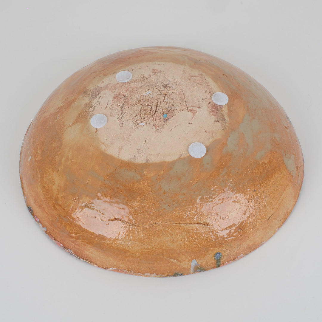 Handgemaakte keramische schaal – Melissa Velter / 33,5 x 33,5 x 8,3 cm