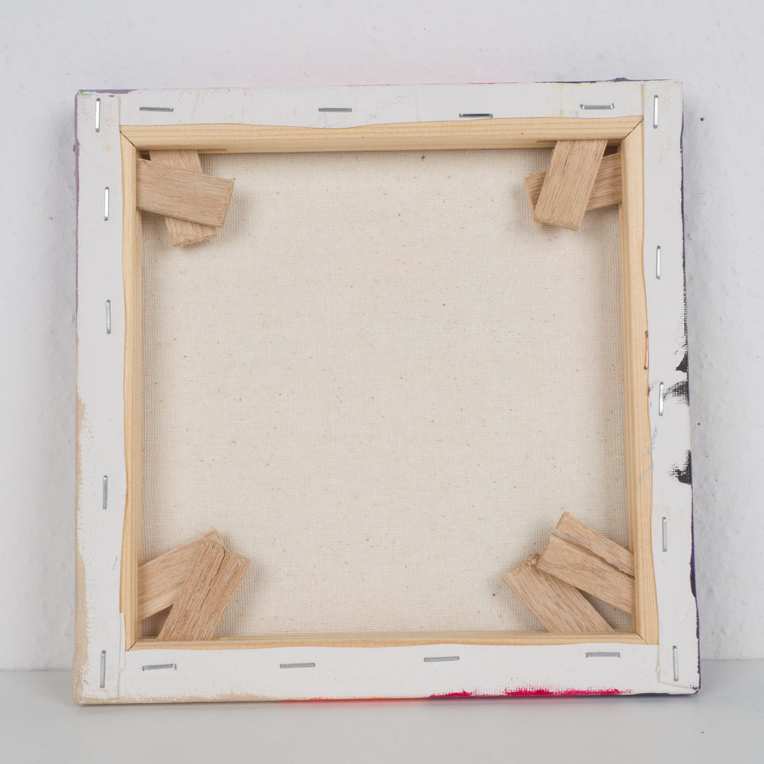 Expressieve Vrouw – Hedendaags Schilderij van JP Terryn (20,5 x 20,5 cm)