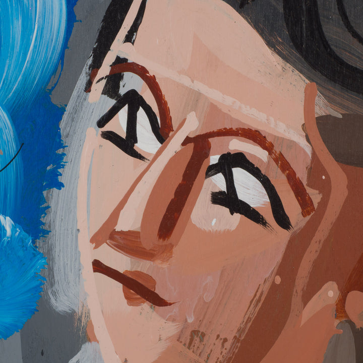 Schilderij Steve Keene – “Can’t Wait” (2017)