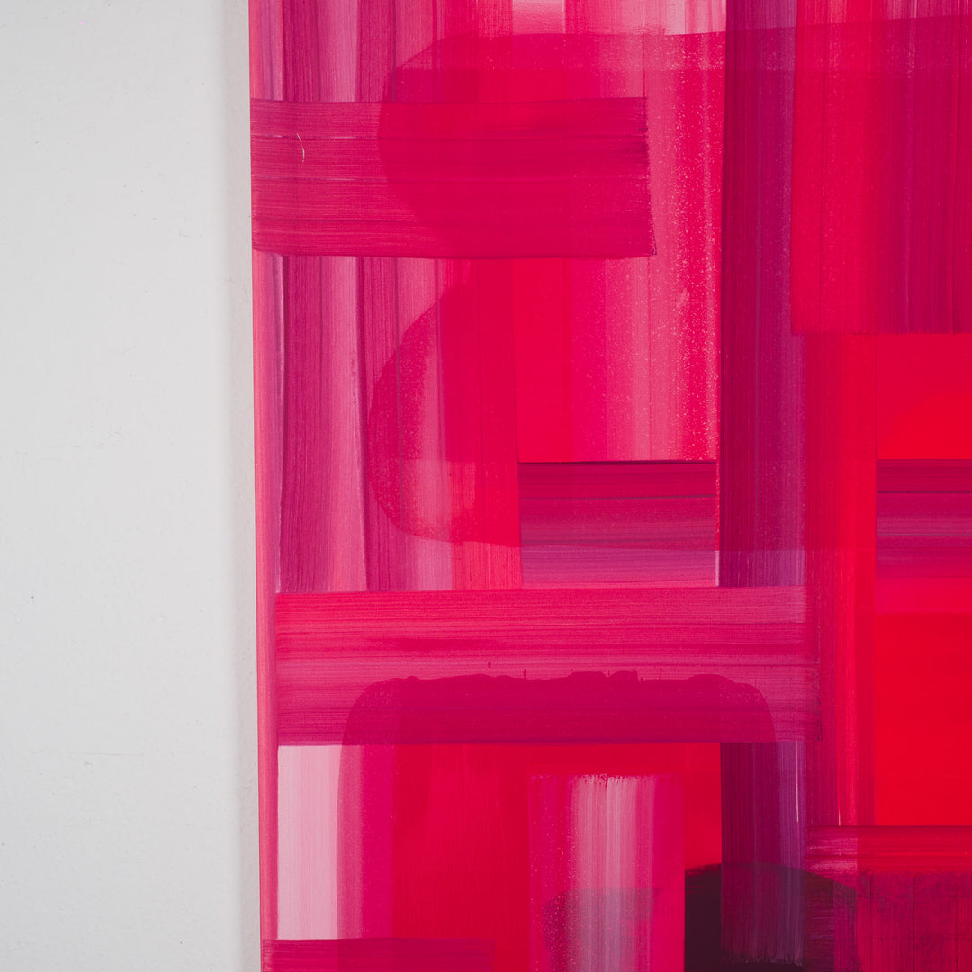 Spraypaint Library – Parscha Mirghawameddin 119,5 x 149 x 2 cm