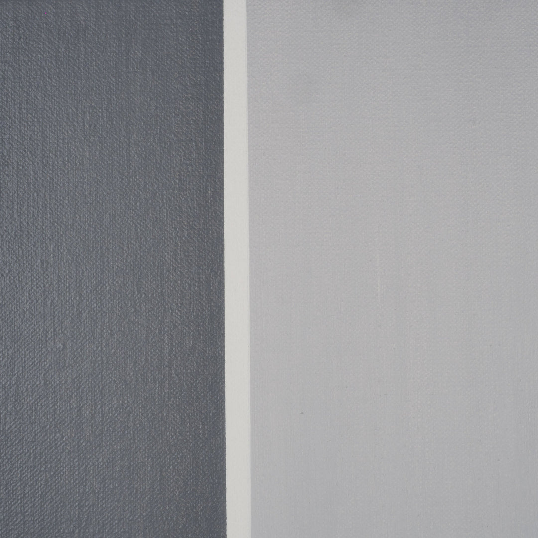 Schilderij 'De stilte van een eerste stap – balans tussen ruimte en beweging' / 70,5x50,5cm / door Monique Coppieters