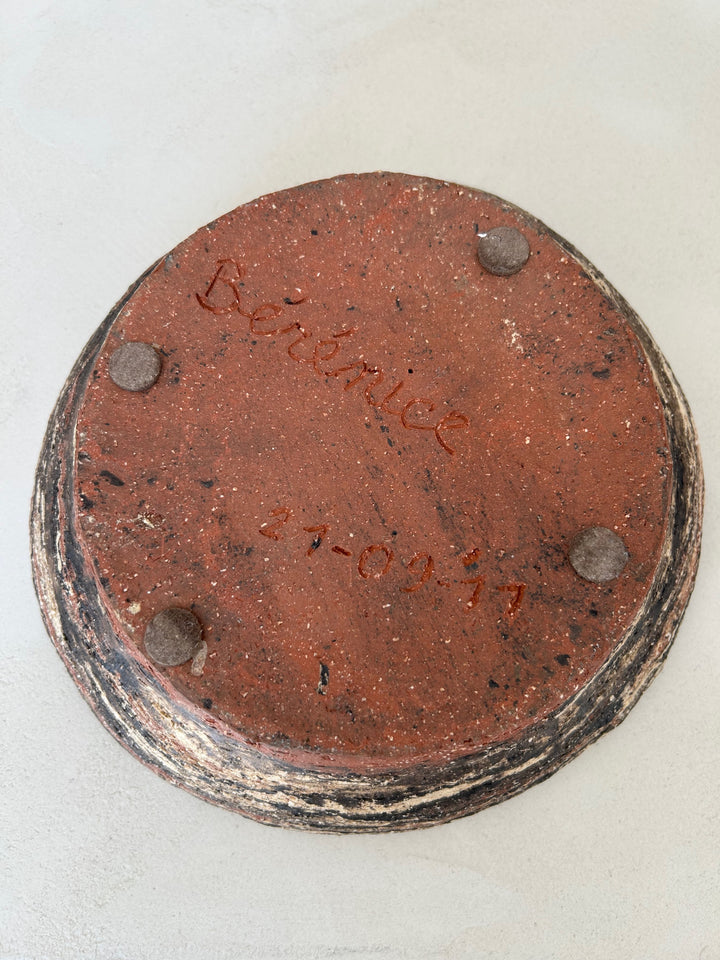 Handgemaakte Keramische Schaal Berenice (2011) / 24x24,5x8 cm