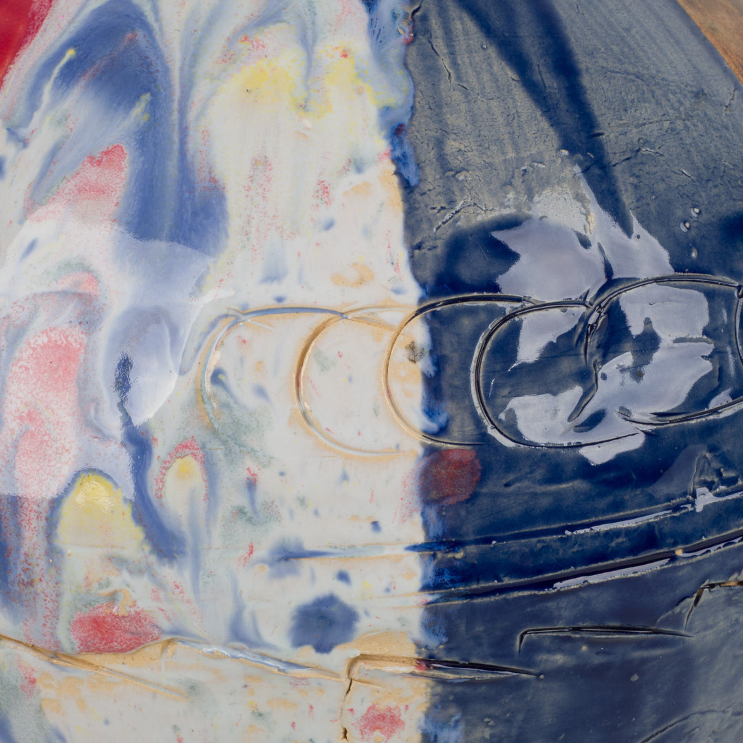 Handgemaakte kleurrijke keramische vaas – Dwayne