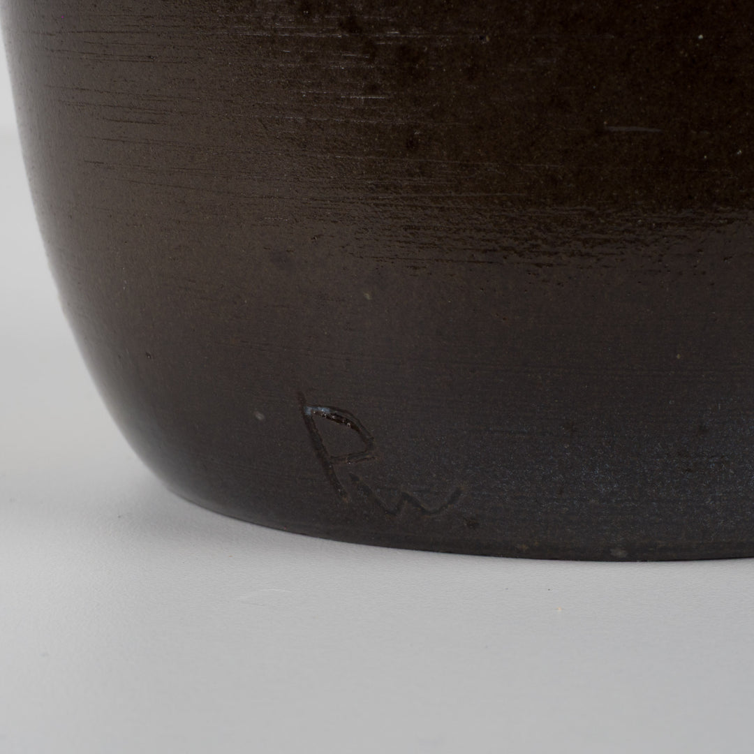 Vintage keramische vaas met luster glazuur – RW Handwerk – 20 cm