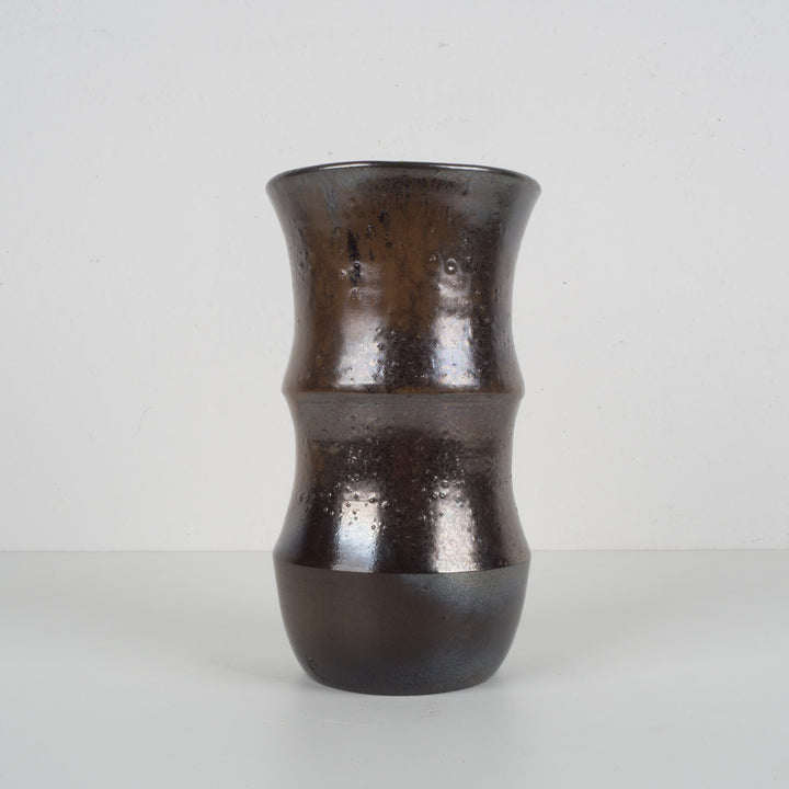 Vintage keramische vaas met luster glazuur – RW Handwerk – 20 cm