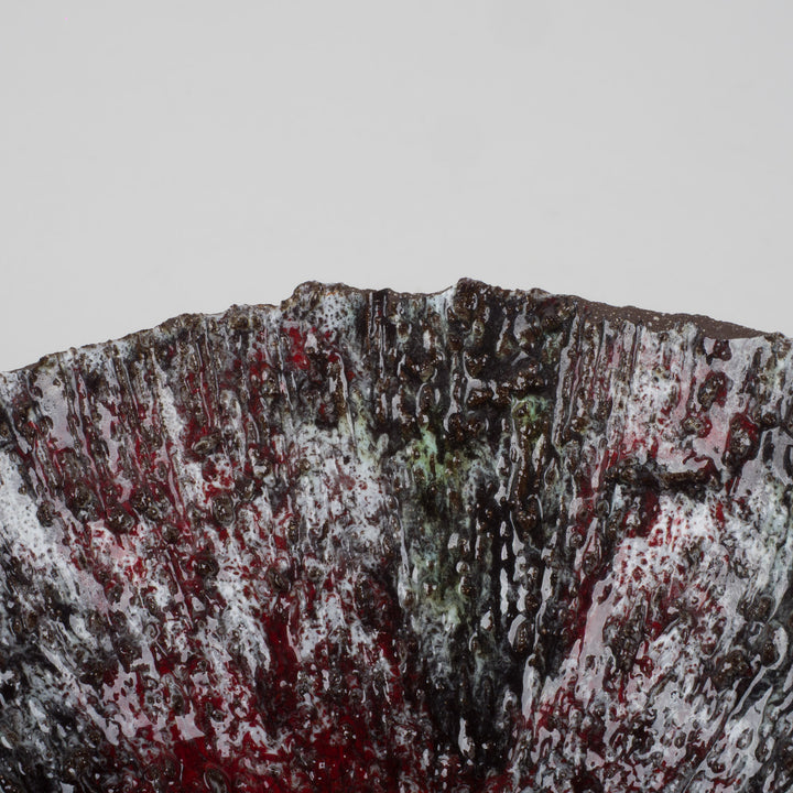 Vintage keramisch schaaltje – Fat Lava stijl – 16,5 x 16,5 x 8 cm