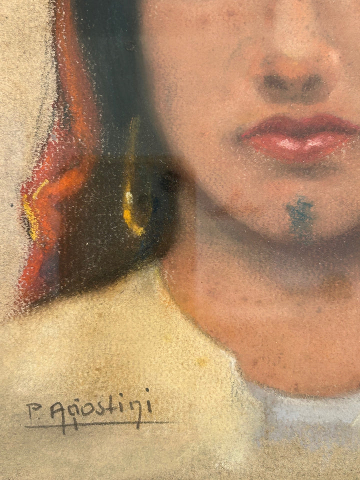 Oriëntaalse Dame – P. Agiostini / 32x40x3,5cm
