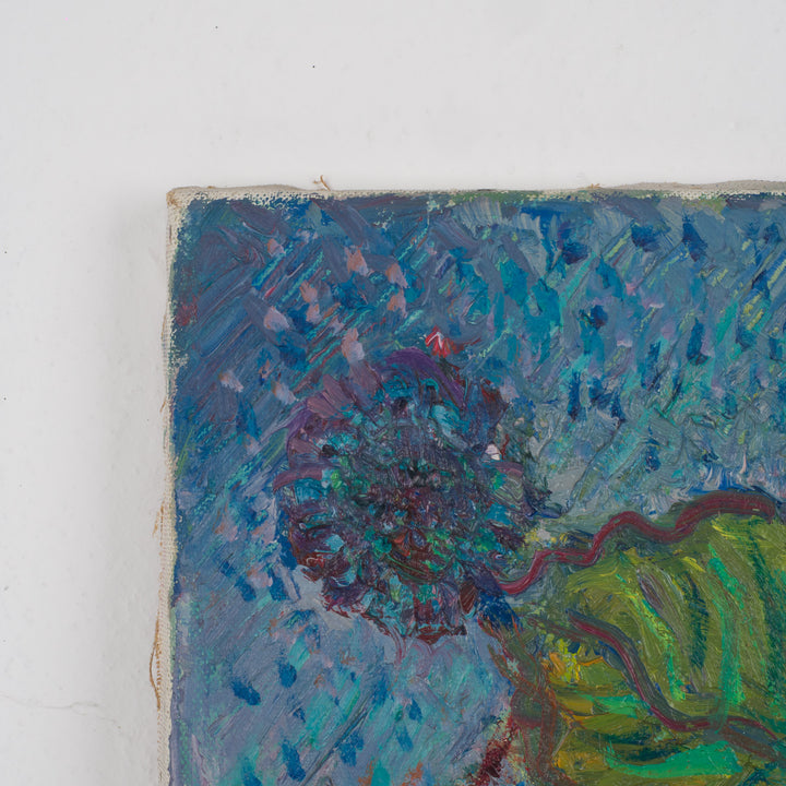 Bloemenschilderij 1959 – Gesigneerd E.E.R. – 40 x 50 x 2 cm