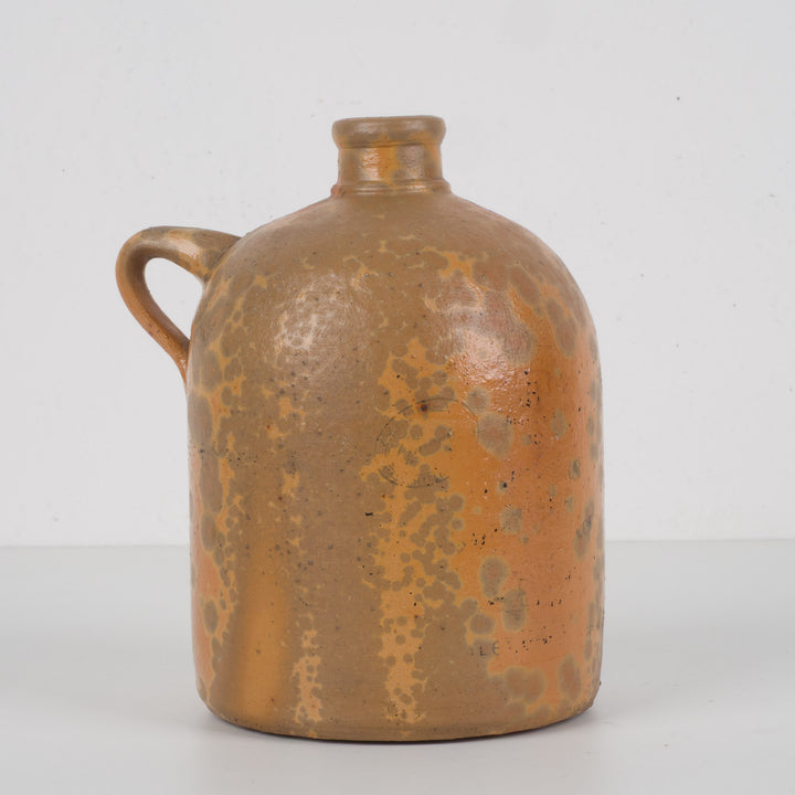 Oude keramische kruik met oor – 14,5 x 11 x 17,5 cm