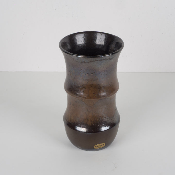 Vintage keramische vaas met luster glazuur – RW Handwerk – 20 cm