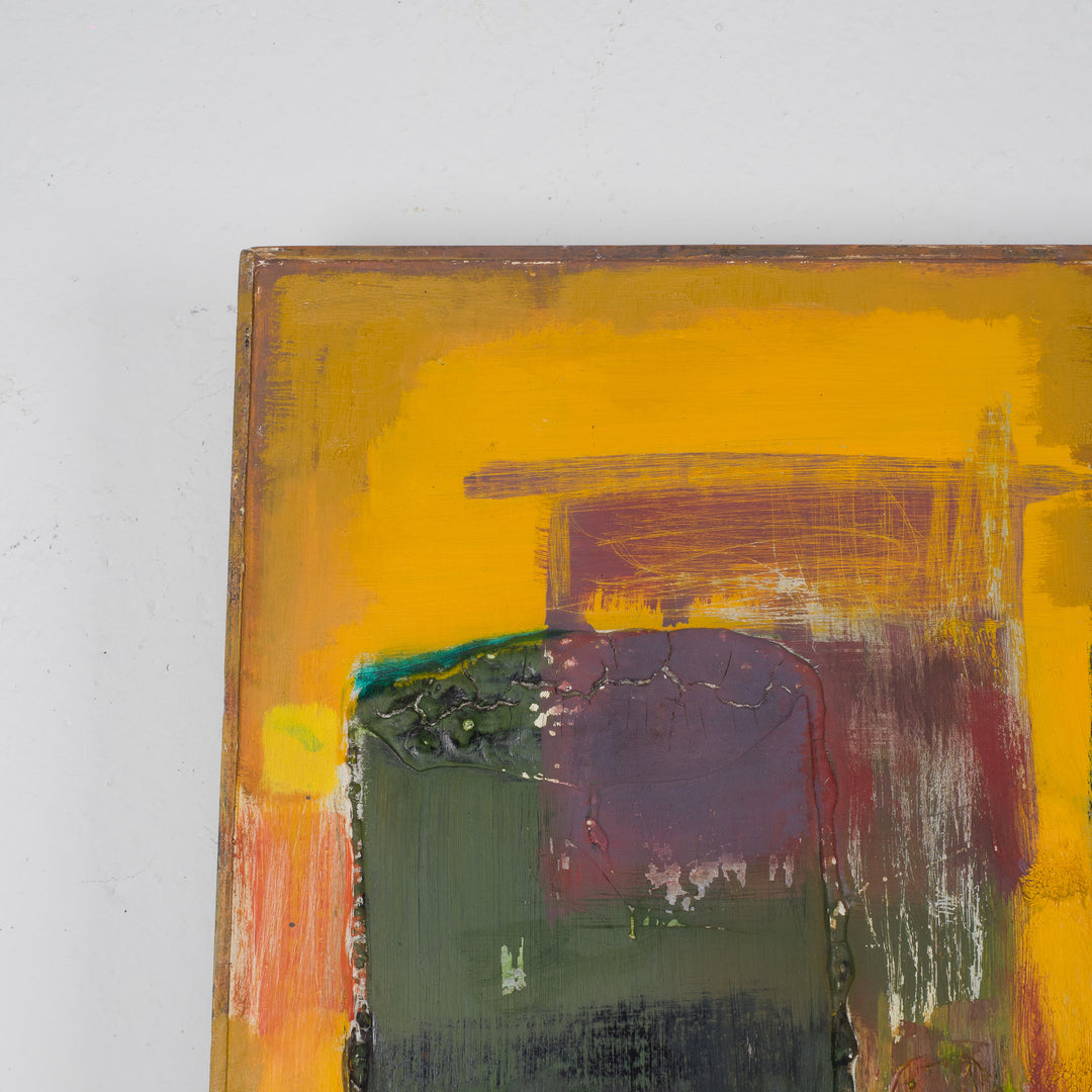 Vintage abstract schilderij – Rita Reychler (1933-2020)