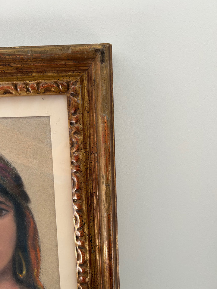 Oriëntaalse Dame – P. Agiostini / 32x40x3,5cm
